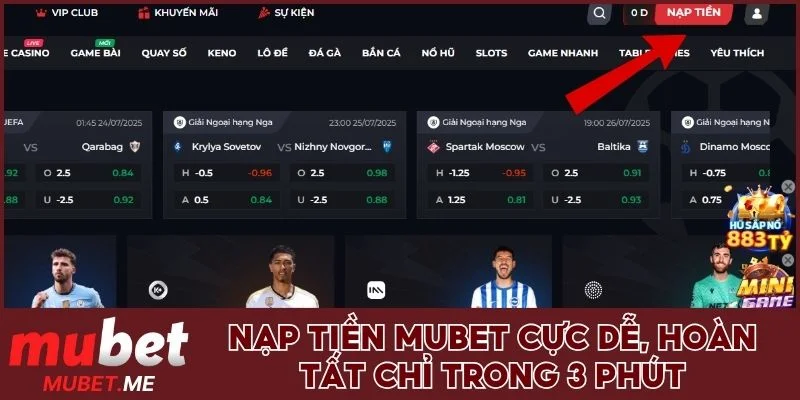 nạp tiền MUBET